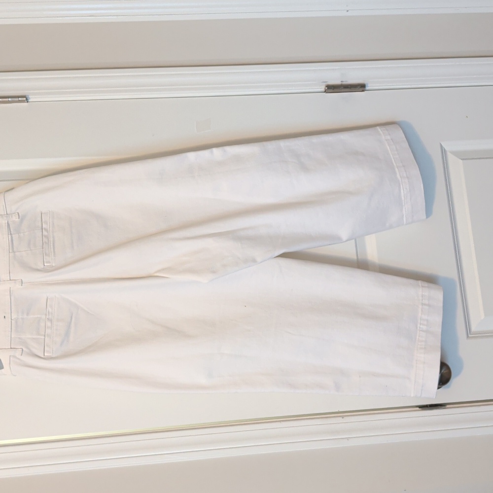 Talbot's Flawless High Waist Wide Crop Curvy Jeans Size 8 - Picture 2 of 4